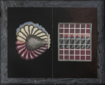 Tube Entry Diptych 1969 Shown in Making Moves A collection of Feminisms