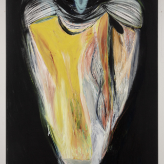 St. Sebastian, 1987 oil on canvas 88 x 52 x 2 ½ inches